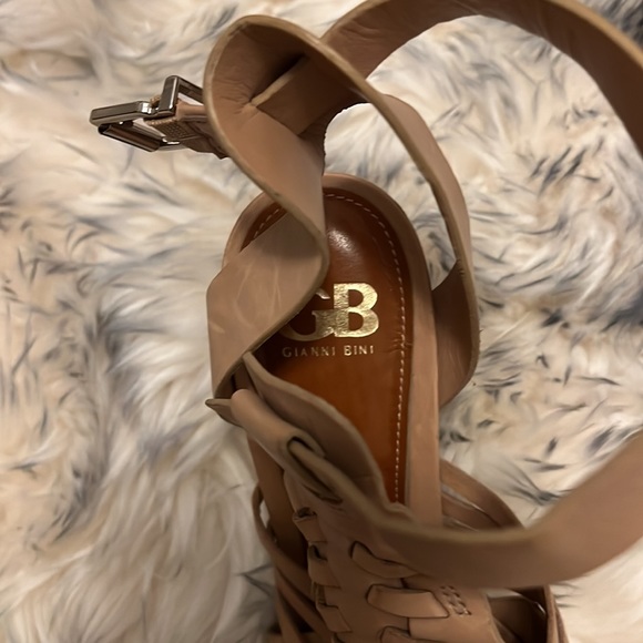 Gianni Bini Cage Block Heel Sandal - Picture 2 of 4